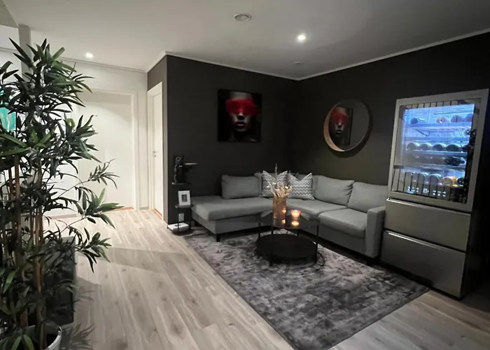 Moderne Hjem Med Hoy Standard Og Privat Takterasse *